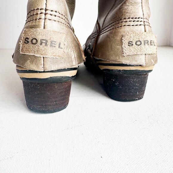 Sorel Leather Two Tone Knee High Winter Boots 36 - Picture 7 of 7